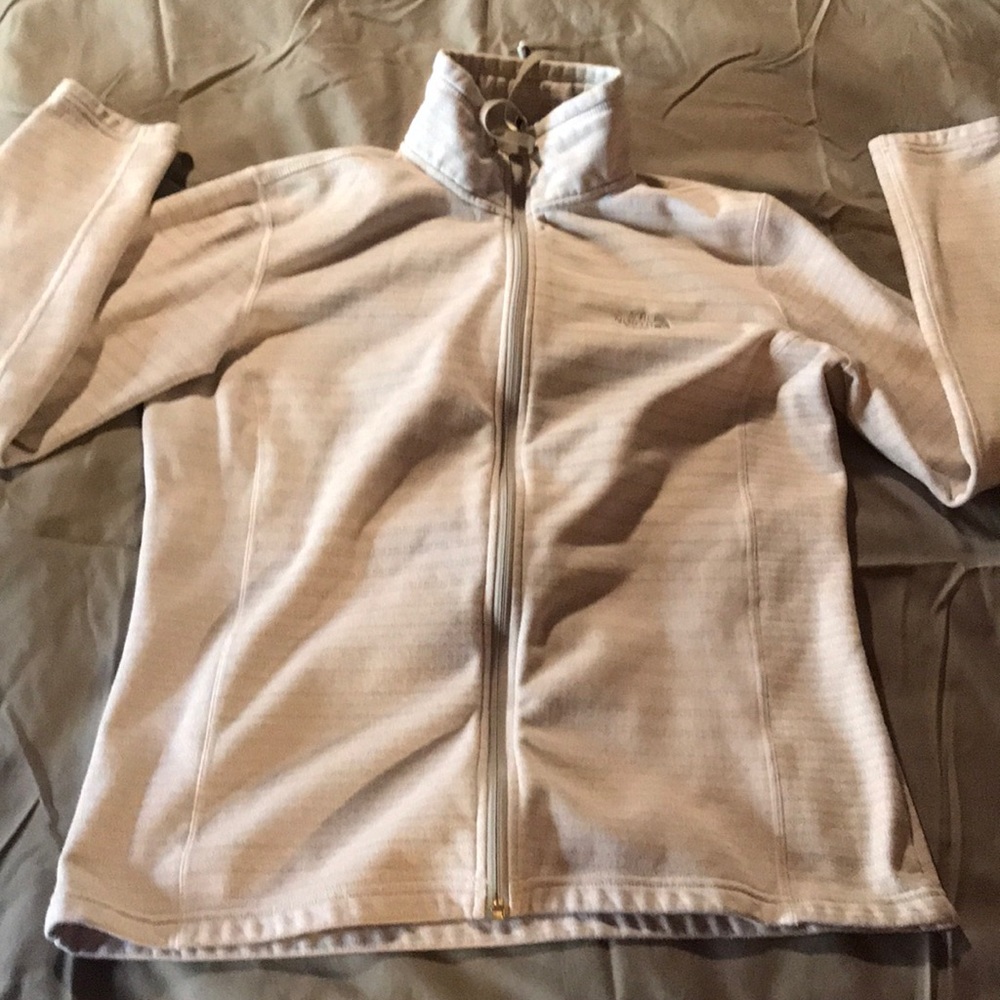 North face fleece full zip sweatshirt